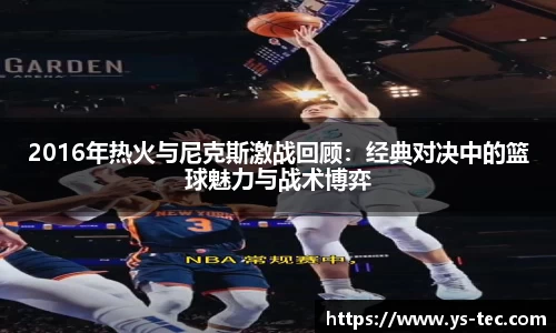 2016年热火与尼克斯激战回顾：经典对决中的篮球魅力与战术博弈