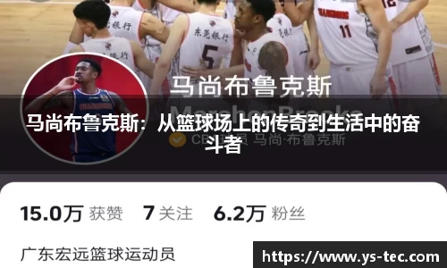 马尚布鲁克斯：从篮球场上的传奇到生活中的奋斗者