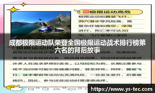 成都极限运动队荣登全国极限运动战术排行榜第六名的背后故事